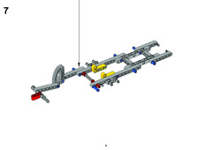 LEGO 8258 instructions page 8 – build guide